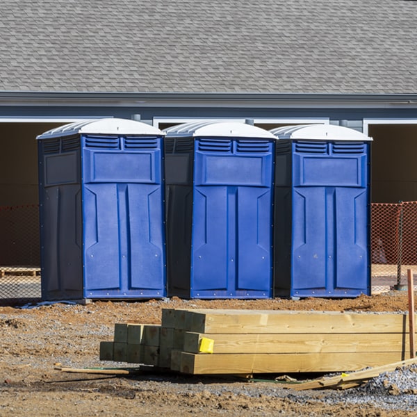 are there any restrictions on where i can place the porta potties during my rental period in Sylvarena